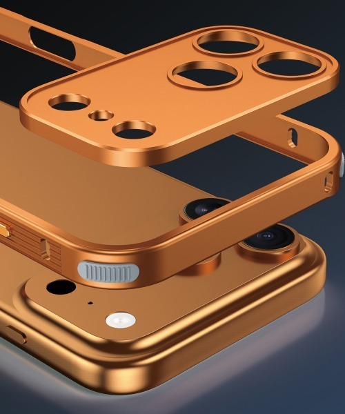 Fun & Daily（ファンアンドデイリー）の「iPhone17 Aluminium Banper Case 17 Pro ProMax / アルミニウムバンパーケース（スマホケース/カバー・メンズ・オレンジ/シルバー/ブラック・iPhone 17 Pro/iPhone 17 Pro Max/iPhone 17/iPhone Air）」の7枚目の写真