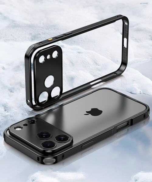 Fun & Daily（ファンアンドデイリー）の「iPhone17 Aluminium Banper Case 17 Pro ProMax / アルミニウムバンパーケース（スマホケース/カバー・メンズ・オレンジ/シルバー/ブラック・iPhone 17 Pro/iPhone 17 Pro Max/iPhone 17/iPhone Air）」の5枚目の写真