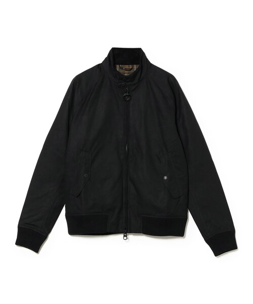 Barbour(バブアー)の「Barbour × BARACUTA / PORTON オイルドコットン ブルゾン(ブルゾン・メンズ・ブラック/グリーン系その他5・MEDIUM/LARGE/SMALL)」の3枚目の写真