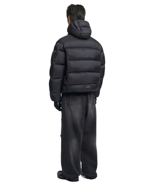 NOMANUAL(NOMANUAL)の「DESTROYED LAYER DENIM PANTS - WASHED BLACK(デニムパンツ・レディース・その他・SMALL/MEDIUM/LARGE/X-LARGE)」の4枚目の写真