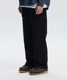 RIPSTOP FIELD CARGO PANTS _ BLACK