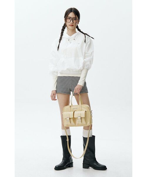 MUSINSA STANDARD WOMAN（ムシンサスタンダードウーマン）の「ウィメンズスリムクルーネック長袖Tシャツ[ブラック]（Tシャツ/カットソー・レディース・その他・SMALL/MEDIUM/LARGE/X-SMALL/X-LARGE）」の12枚目の写真
