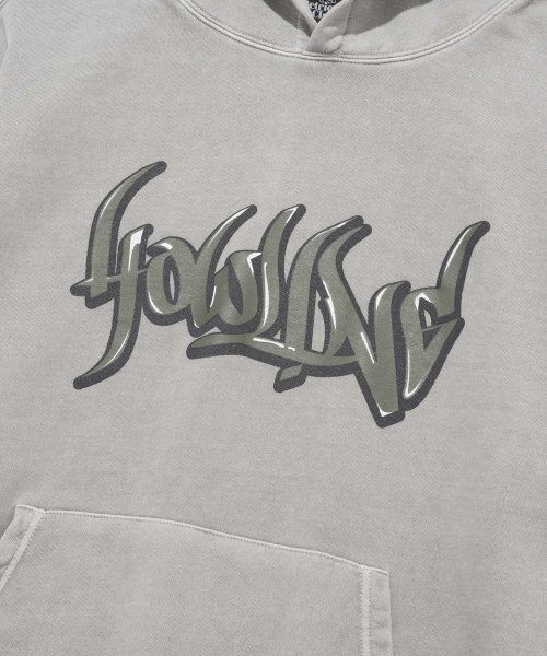 Retriever Club（レトリーバークラブ）の「GRAFFITI HOWLING HOODIE [PIGMENT GRAY]（パーカー・レディース・その他・MEDIUM/X-LARGE）」の4枚目の写真