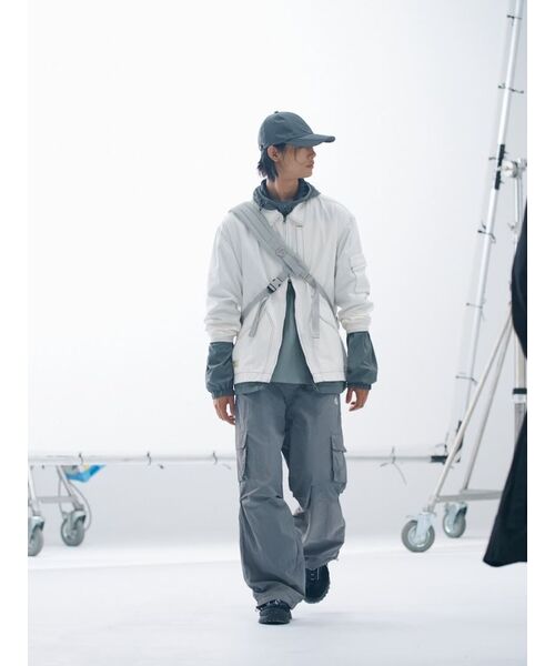 NOMANUAL(NOMANUAL)の「N.S.C PARACHUTE PANTS - GRAY(スウェットパンツ・レディース・その他・SMALL/MEDIUM/LARGE/X-SMALL)」の5枚目の写真