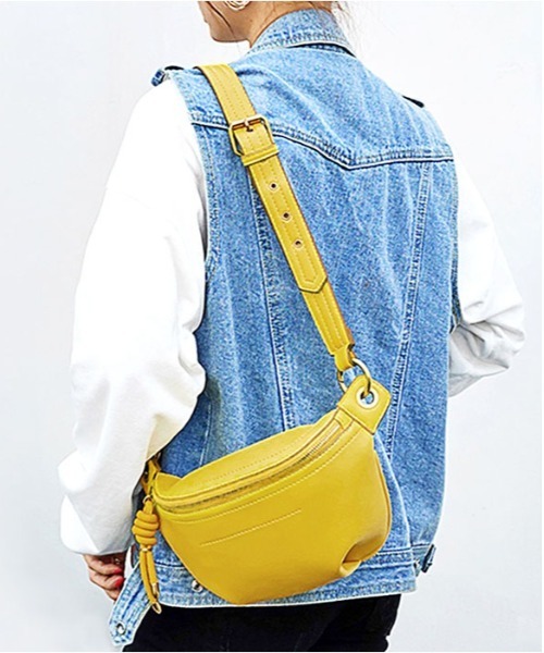 BACKYARD FAMILY(バックヤードファミリー)の「ボディバッグ kbag2062(ボディバッグ/ウエストポーチ・レディース・オレンジ系その他/ホワイト・FREE)」の3枚目の写真