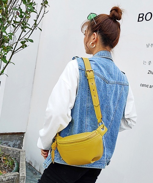 BACKYARD FAMILY(バックヤードファミリー)の「ボディバッグ kbag2062(ボディバッグ/ウエストポーチ・レディース・オレンジ系その他/ホワイト・FREE)」の5枚目の写真