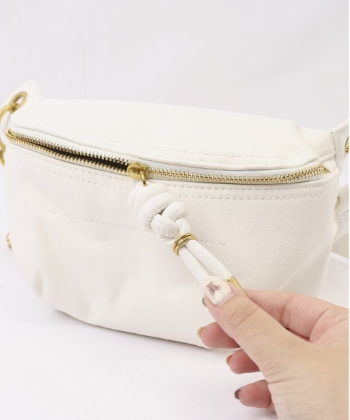 BACKYARD FAMILY(バックヤードファミリー)の「ボディバッグ kbag2062(ボディバッグ/ウエストポーチ・レディース・オレンジ系その他/ホワイト・FREE)」の9枚目の写真