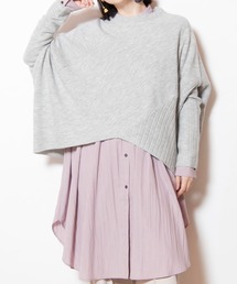 OSMOSIS | 変形ニットプルオーバー(ニット/セーター)