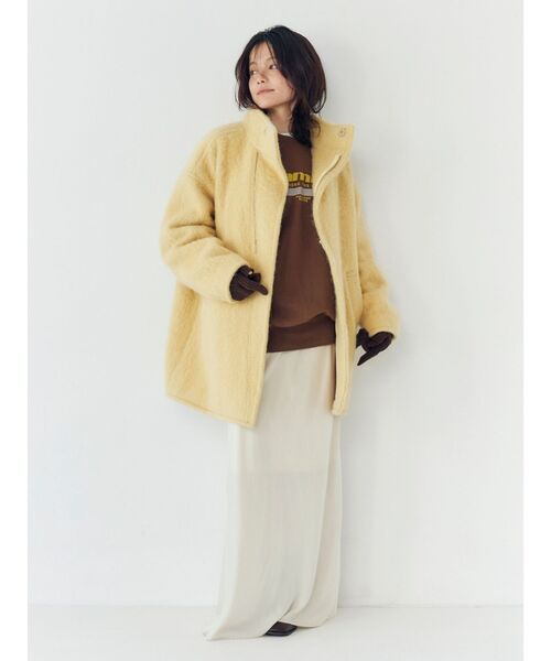 Ungrid(アングリッド)の「ロゴルーズスウェット(スウェット・レディース・イエロー/ライトグレー/ブラウン・FREE)」の18枚目の写真