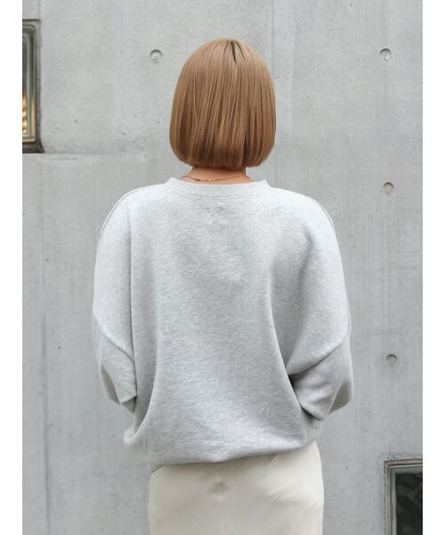 Ungrid(アングリッド)の「ロゴルーズスウェット(スウェット・レディース・イエロー/ライトグレー/ブラウン・FREE)」の19枚目の写真