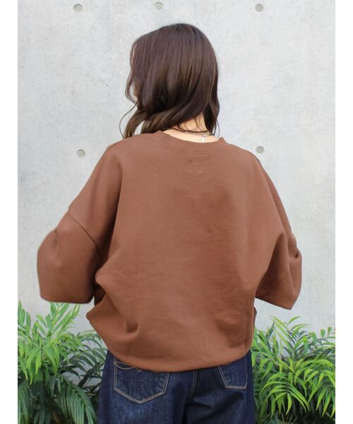 Ungrid(アングリッド)の「ロゴルーズスウェット(スウェット・レディース・イエロー/ライトグレー/ブラウン・FREE)」の20枚目の写真