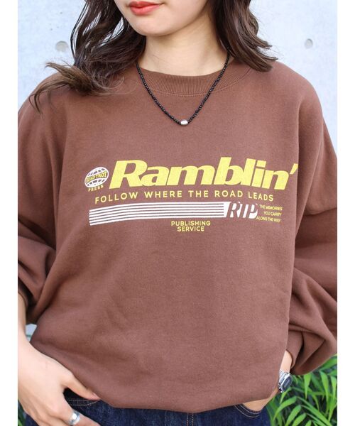 Ungrid(アングリッド)の「ロゴルーズスウェット(スウェット・レディース・イエロー/ライトグレー/ブラウン・FREE)」の21枚目の写真