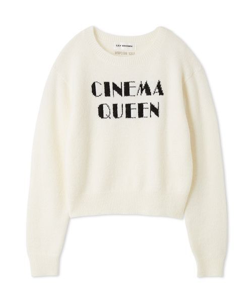LILY BROWN(リリーブラウン)の「CINEMA QUEEN"ニットトップス(ニット/セーター・レディース・ホワイト/ミント/ブラック・F)」の19枚目の写真