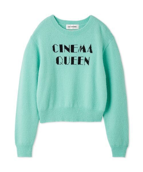 LILY BROWN(リリーブラウン)の「CINEMA QUEEN"ニットトップス(ニット/セーター・レディース・ホワイト/ミント/ブラック・F)」の21枚目の写真
