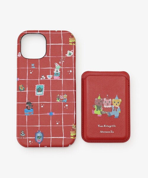 Afternoon Tea（アフタヌーンティー）の「iPhone15/14/13ケース/北岸由美（スマホケース/カバー・レディース・レッド・ONE SIZE）」の3枚目の写真