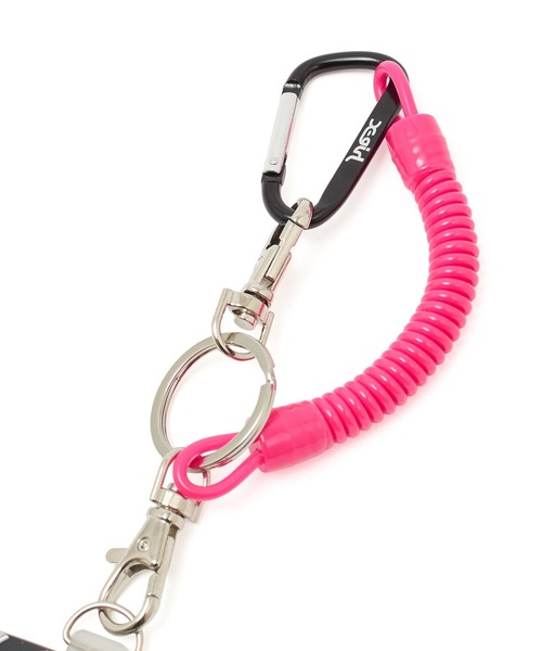 X-girl（エックスガール）の「FACE POSTER RUBBER PASS CASE（パスケース・レディース・ピンク/ブラック・ONE SIZE）」の7枚目の写真