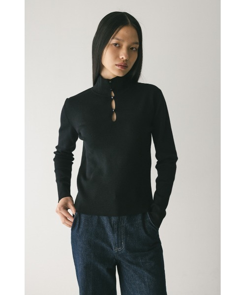 STYLEMIXER（スタイルミキサー）の「2WAYネックニットトップ（ニット/セーター・レディース・アイボリー/ブラック/サックスブルー/グレー・FREE）」の15枚目の写真