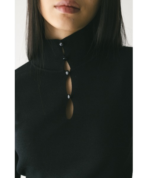 STYLEMIXER（スタイルミキサー）の「2WAYネックニットトップ（ニット/セーター・レディース・アイボリー/ブラック/サックスブルー/グレー・FREE）」の16枚目の写真