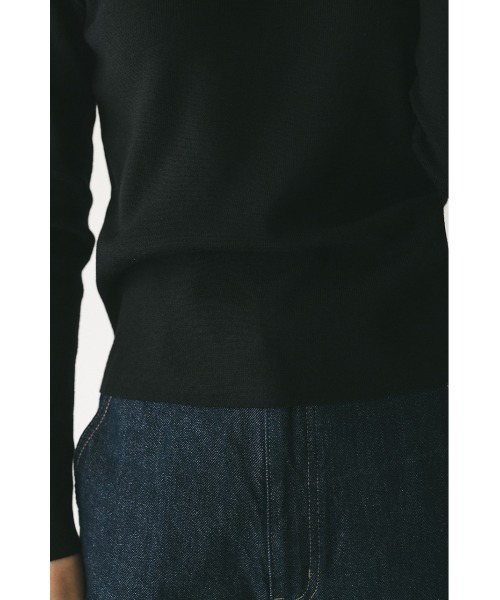 STYLEMIXER（スタイルミキサー）の「2WAYネックニットトップ（ニット/セーター・レディース・アイボリー/ブラック/サックスブルー/グレー・FREE）」の20枚目の写真