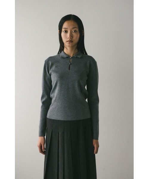 STYLEMIXER（スタイルミキサー）の「2WAYネックニットトップ（ニット/セーター・レディース・アイボリー/ブラック/サックスブルー/グレー・FREE）」の22枚目の写真