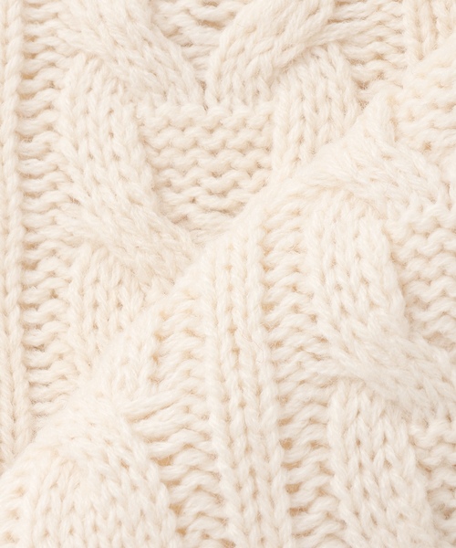 LOVETOXIC（ラブトキシック）の「【GOODPRICE】ケーブルニットプルオーバー（ニット/セーター・キッズ・エンジ/トップグレー/ブラック/アイボリー・S:140cm/M:150cm/L:160cm/130cm）」の19枚目の写真