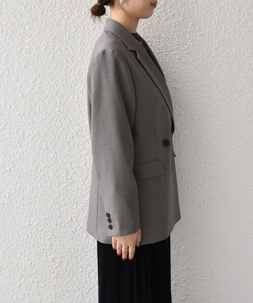 SHIPS Colors:ウールライク ダブルボタン ジャケット2（セットアップ