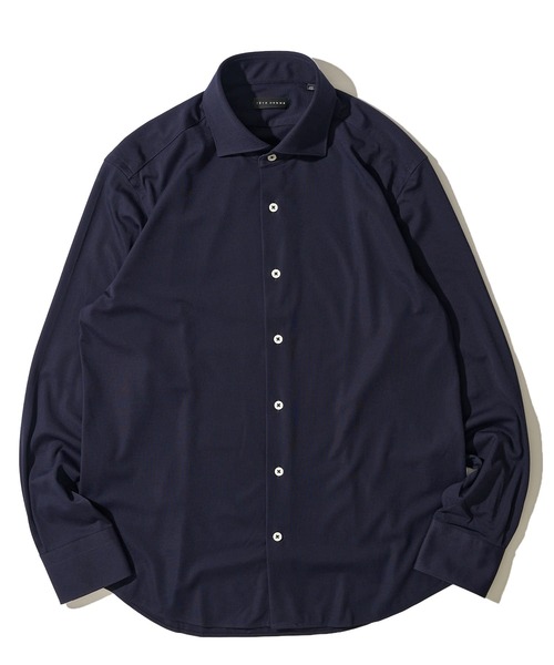 TETE HOMME(テットオム)の「リラックスフィット レーヨンホリゾンタルカラーシャツ(シャツ/ブラウス・メンズ・ホワイト/チャコールグレー/ネイビー・LARGE/X-LARGE/MEDIUM)」の3枚目の写真