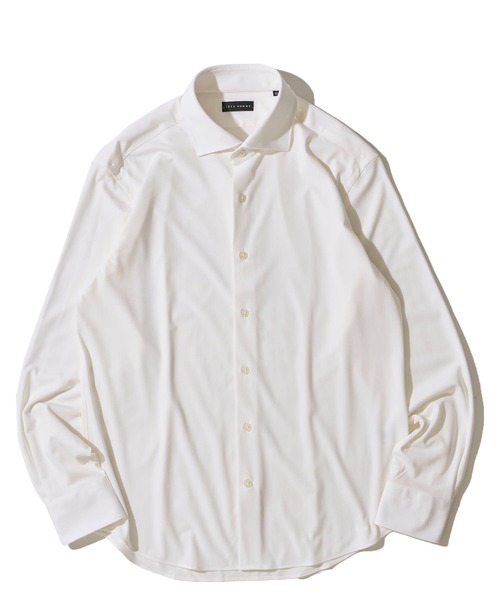 TETE HOMME(テットオム)の「リラックスフィット レーヨンホリゾンタルカラーシャツ(シャツ/ブラウス・メンズ・ホワイト/チャコールグレー/ネイビー・LARGE/X-LARGE/MEDIUM)」の2枚目の写真