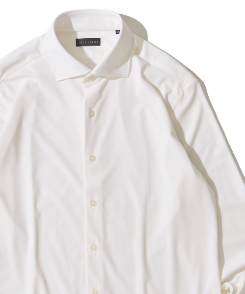 TETE HOMME(テットオム)の「リラックスフィット レーヨンホリゾンタルカラーシャツ(シャツ/ブラウス・メンズ・ホワイト/チャコールグレー/ネイビー・LARGE/X-LARGE/MEDIUM)」の12枚目の写真