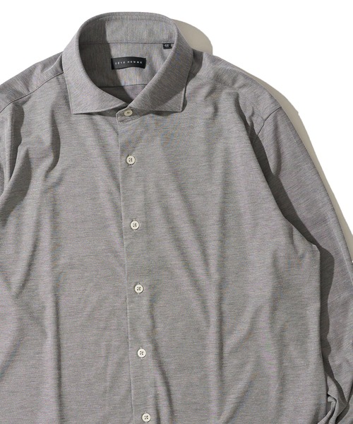 TETE HOMME(テットオム)の「リラックスフィット レーヨンホリゾンタルカラーシャツ(シャツ/ブラウス・メンズ・ホワイト/チャコールグレー/ネイビー・LARGE/X-LARGE/MEDIUM)」の13枚目の写真