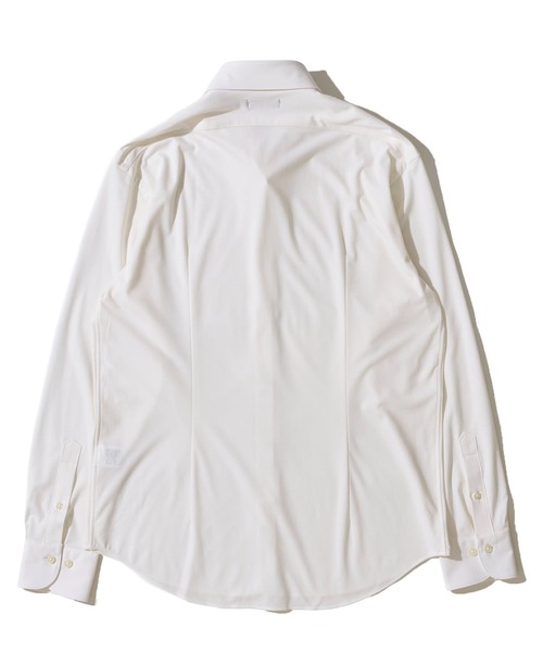 TETE HOMME(テットオム)の「リラックスフィット レーヨンホリゾンタルカラーシャツ(シャツ/ブラウス・メンズ・ホワイト/チャコールグレー/ネイビー・LARGE/X-LARGE/MEDIUM)」の4枚目の写真