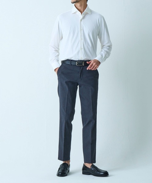 TETE HOMME(テットオム)の「リラックスフィット レーヨンホリゾンタルカラーシャツ(シャツ/ブラウス・メンズ・ホワイト/チャコールグレー/ネイビー・LARGE/X-LARGE/MEDIUM)」の10枚目の写真