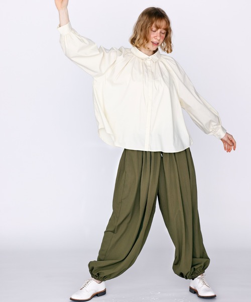 Kelen(ケレン)の「「KELEN / ケレン」タックバルーンパンツ(その他パンツ・レディース・チャコールグレー/ブラック/ライトベージュ・S/M)」の15枚目の写真