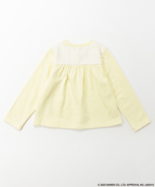 HAKKA KIDS（ハッカキッズ）の「【ハッカキッズ×サンリオキャラクターズ】ワンポイント刺繍裏毛カーディガン（カーディガン/ボレロ・キッズ・チャコールグレー/ピンク/イエロー/キナリ・100cm/110cm/120cm/130cm）」の5枚目の写真