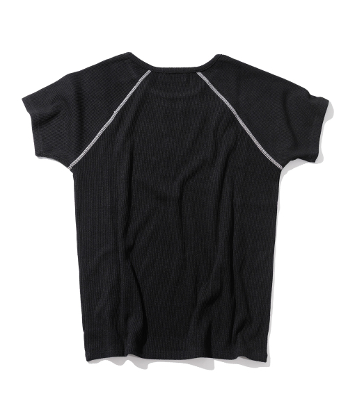 MASSNOUN(マスノウン)の「アンメザードロゴスリーブ半袖MSSISV001-BK(Tシャツ/カットソー・レディース・その他・MEDIUM/LARGE)」の3枚目の写真