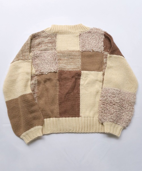 Crisp（クリスプ）の「ミックスニットカーディガン（カーディガン/ボレロ・レディース・アイボリー・FREE）」の21枚目の写真