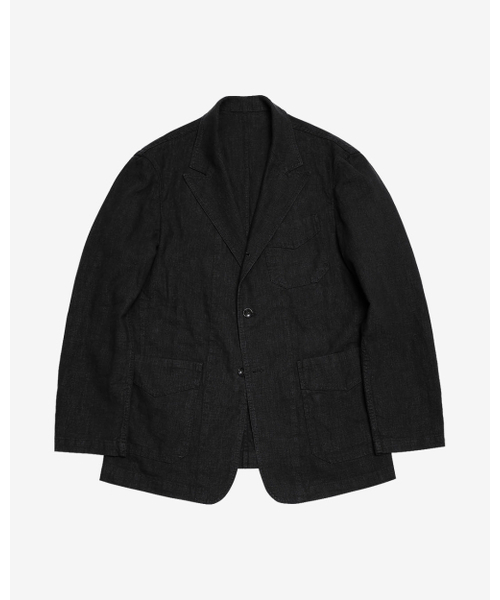 sortie(ソルティ)の「Tura Linen Washed Jacket (Black)(テーラードジャケット・メンズ・その他・LARGE/X-LARGE/MEDIUM)」の1枚目の写真