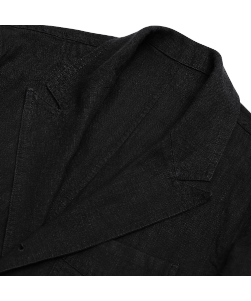 sortie(ソルティ)の「Tura Linen Washed Jacket (Black)(テーラードジャケット・メンズ・その他・LARGE/X-LARGE/MEDIUM)」の3枚目の写真