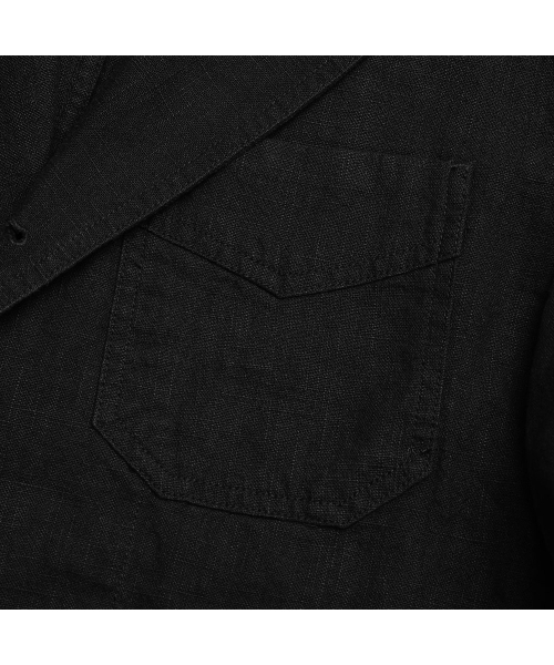 sortie(ソルティ)の「Tura Linen Washed Jacket (Black)(テーラードジャケット・メンズ・その他・LARGE/X-LARGE/MEDIUM)」の4枚目の写真