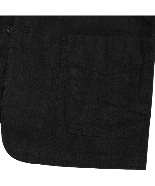 sortie(ソルティ)の「Tura Linen Washed Jacket (Black)(テーラードジャケット・メンズ・その他・LARGE/X-LARGE/MEDIUM)」の5枚目の写真