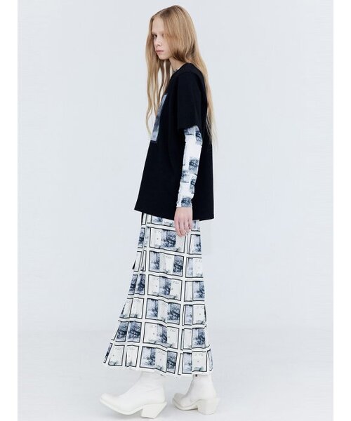 WNDERKAMMER(ブンダーカンマー)の「プリーツラップスカート_プリント(スカート・レディース・その他・MEDIUM/SMALL)」の6枚目の写真
