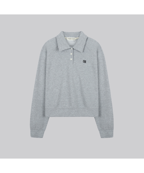 FRIVER07(フリバー07)の「Friver maroni long sleeve t-shirt_Melange(Tシャツ/カットソー・レディース・ライトグレー・FREE)」の1枚目の写真