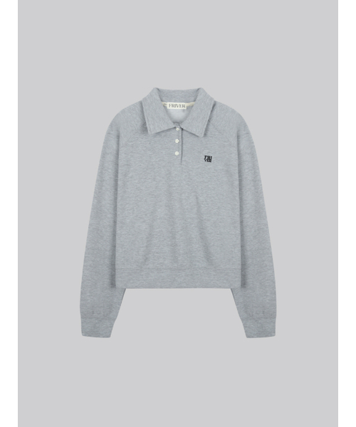 FRIVER07(フリバー07)の「Friver maroni long sleeve t-shirt_Melange(Tシャツ/カットソー・レディース・ライトグレー・FREE)」の2枚目の写真