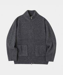 ハイネック ニット ジップアップ」に該当するニット/セーター