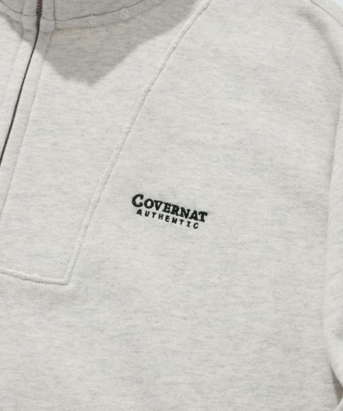 COVERNAT(カバーナット)の「デミジハーフジップスウェットオートミール(スウェット・レディース・その他・SMALL/LARGE/MEDIUM/X-LARGE)」の9枚目の写真