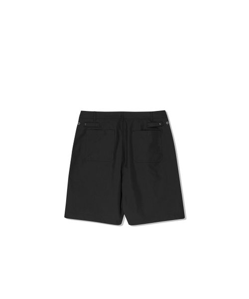 WORTHWHILE MOVEMENT(ワースワイルムーブメント)の「オフィサーハーフパンツ(ブラック)(その他パンツ・レディース・その他・X-LARGE/LARGE)」の2枚目の写真