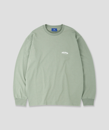 ドルフィンアーチロゴロングスリーブTシャツライトカーキ