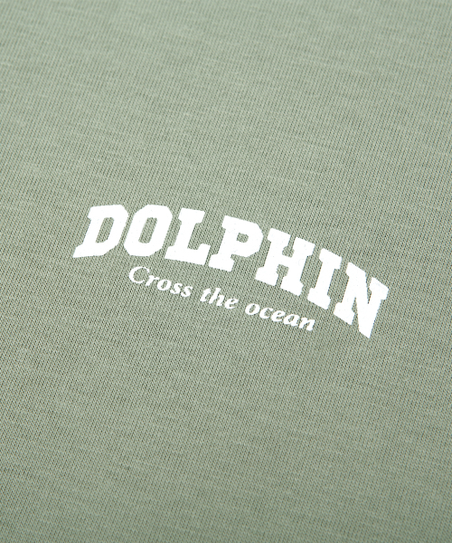 DOLPHIN WAVE APPAREL（ドルフィンウェーブアパレル）の「ドルフィンアーチロゴロングスリーブTシャツライトカーキ（Tシャツ/カットソー・メンズ・その他・MEDIUM/LARGE/X-LARGE）」の10枚目の写真
