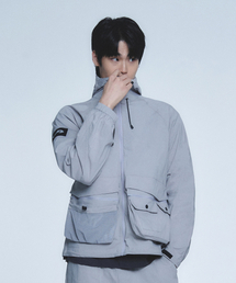 HYUNFIT（ヒョンフィット）の「CHANGED POCKET JACKET-[GRAY]（ナイロンジャケット）」