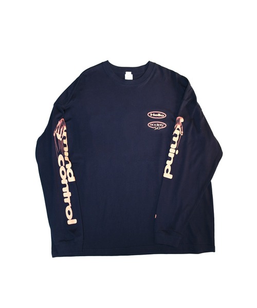 AFTERU(アフターユー)の「SOCIETY 5.0 L/S TEE(Tシャツ/カットソー・メンズ・ネイビー/ホワイト・L/M/S)」の3枚目の写真